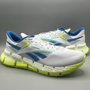 Reebok FloatZig 1 Performance Running White Blue Shoes - Men's Size 13